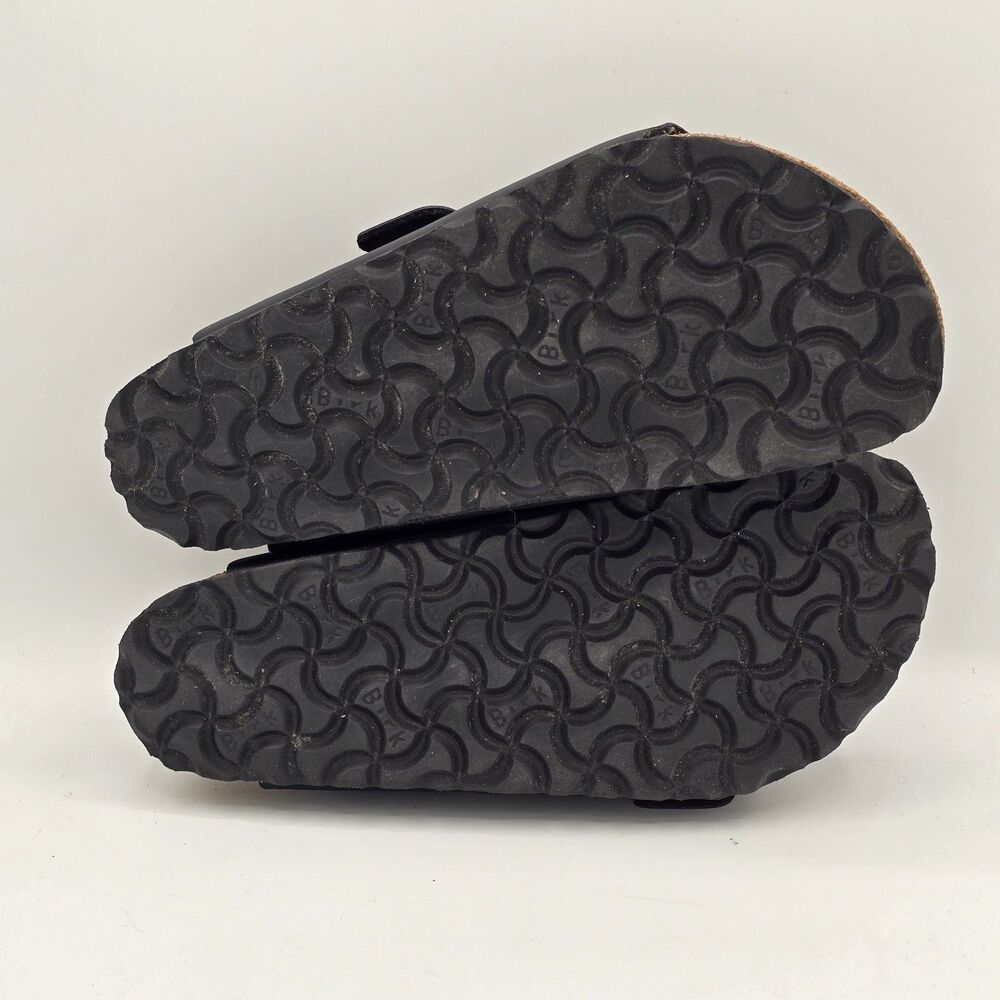 Birkenstock Arizona Sandals Unisex Black Birko-Flor Regular Fit Size 37 L6 M4 - Picture 7 of 7